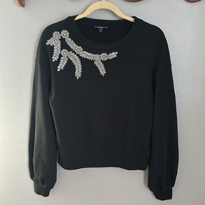 Express Embellished Sweatshirt XS